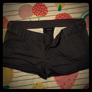 Charcoal light jean material shorts in size 13.